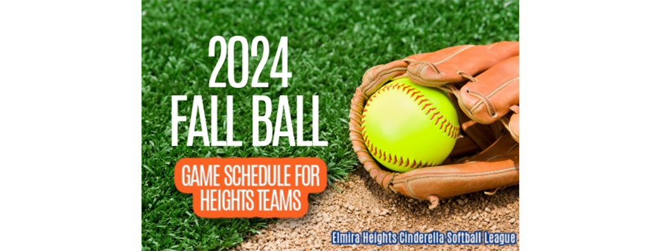 2024 Fall Ball Game Schedule